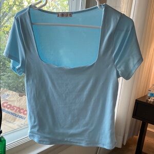 Forever 21 Light Blue Women's Top